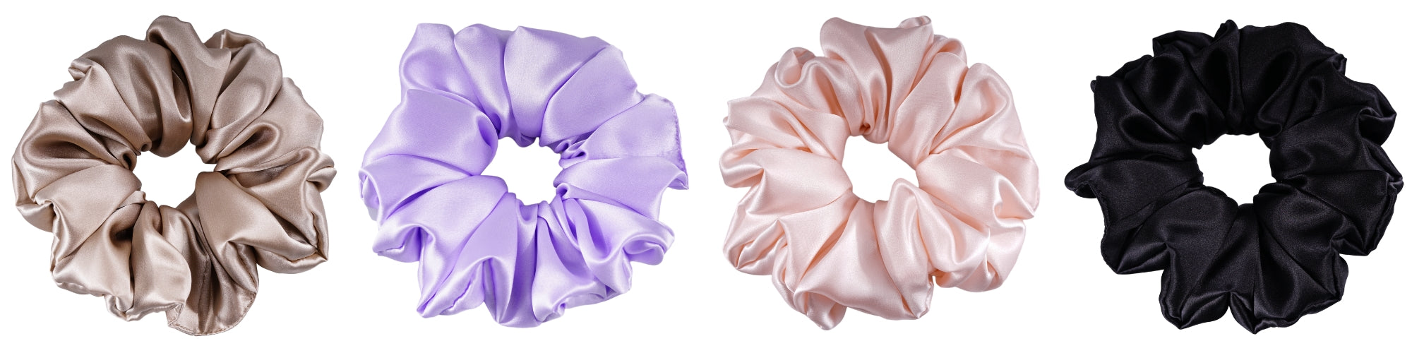 oversized silk scrunchie