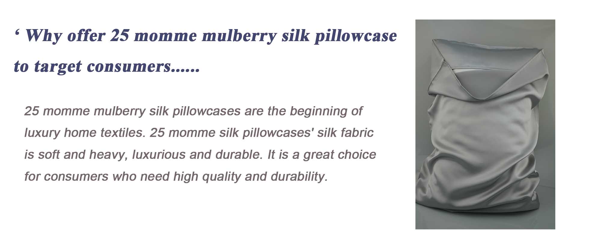25 momme mulberry silk pillowcase