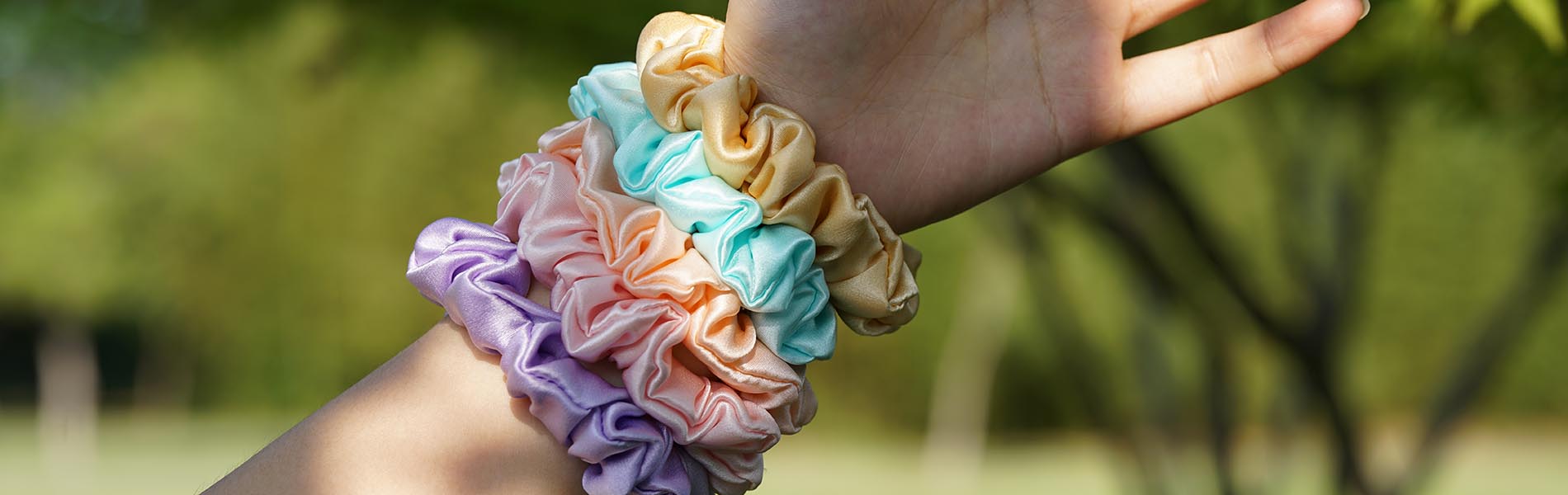 bulk silk scrunchie wholesale