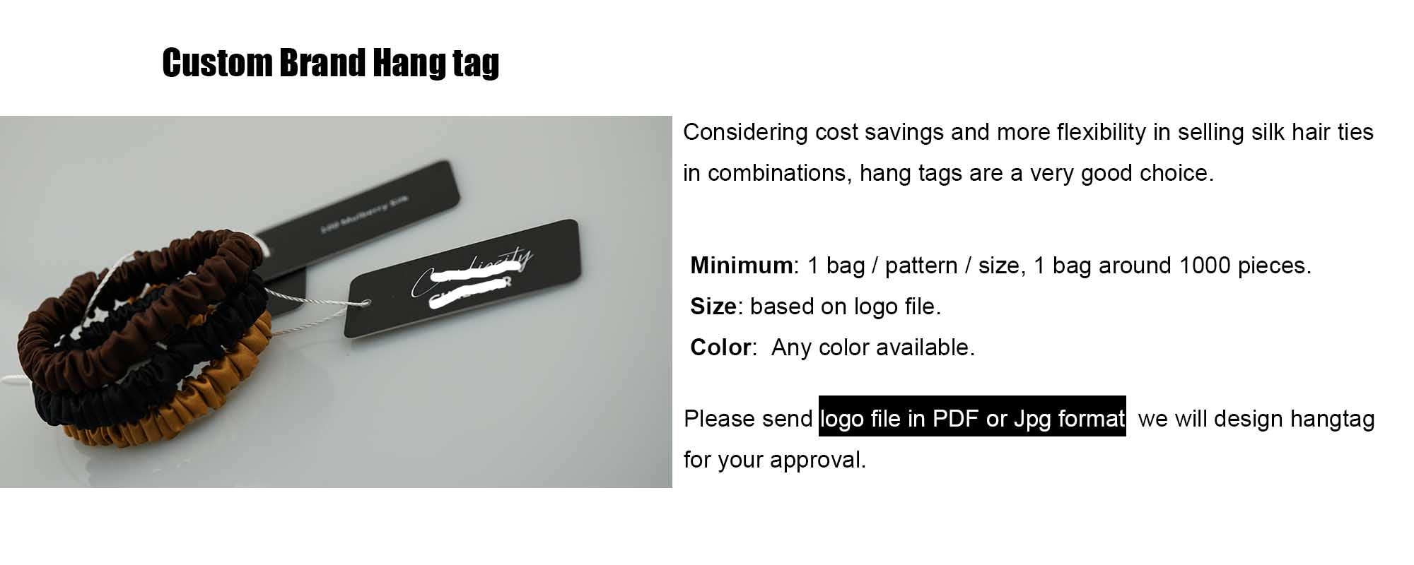 custom brand hangtag