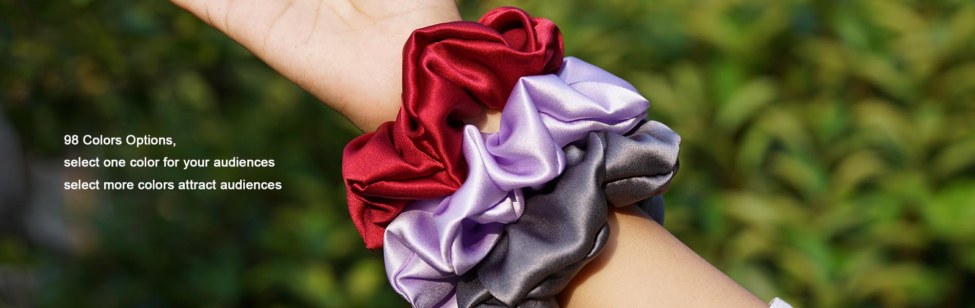 large silk scrunchies wholesale