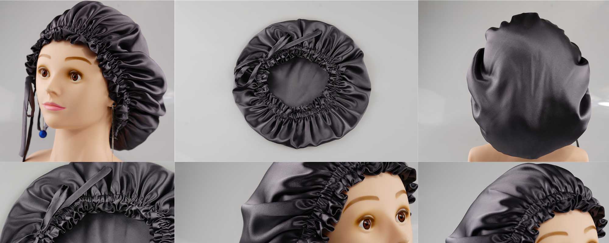 adjustable silk bonnet