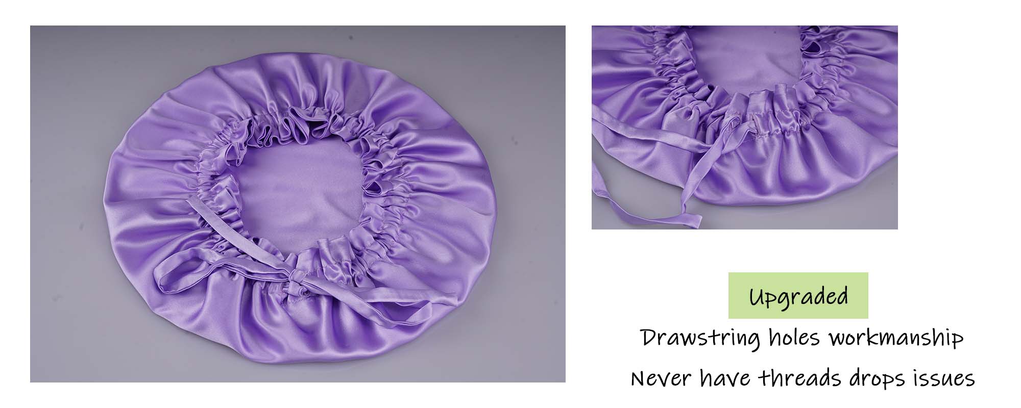 adjustable silk bonnets