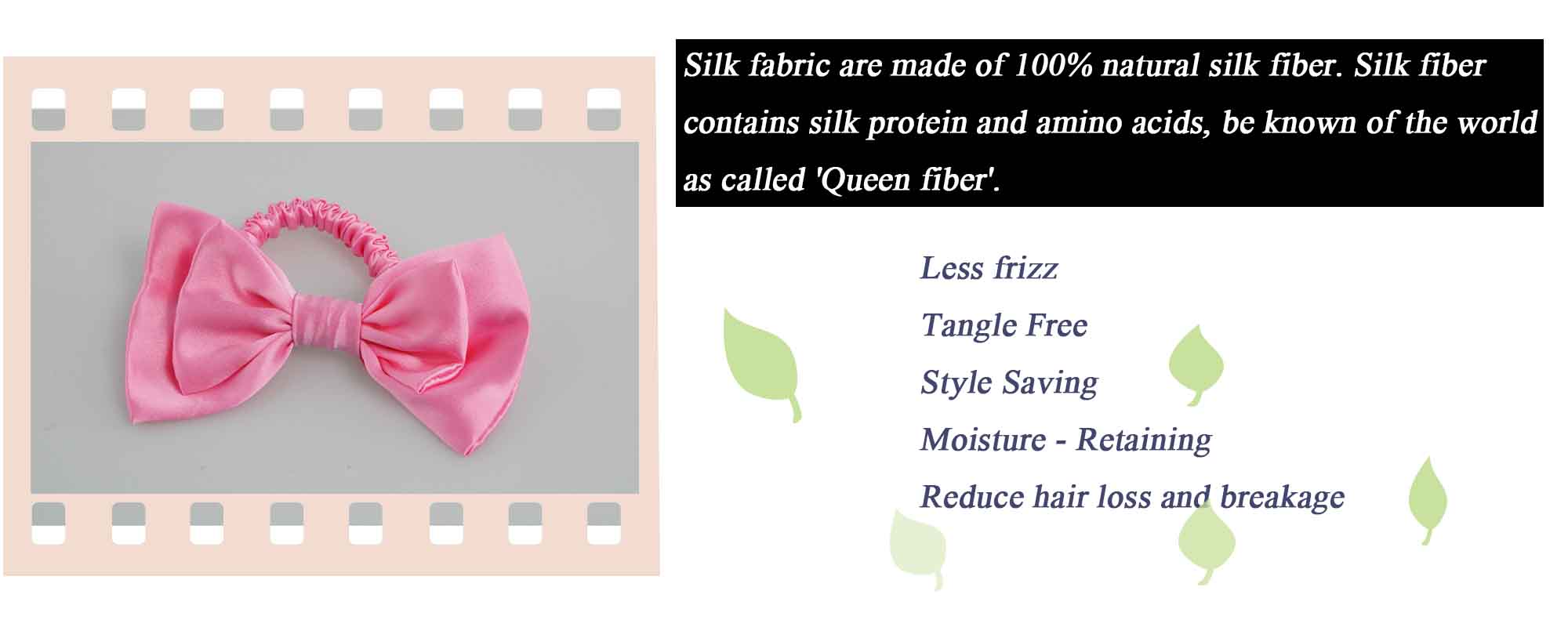 silk scrunchie with bow