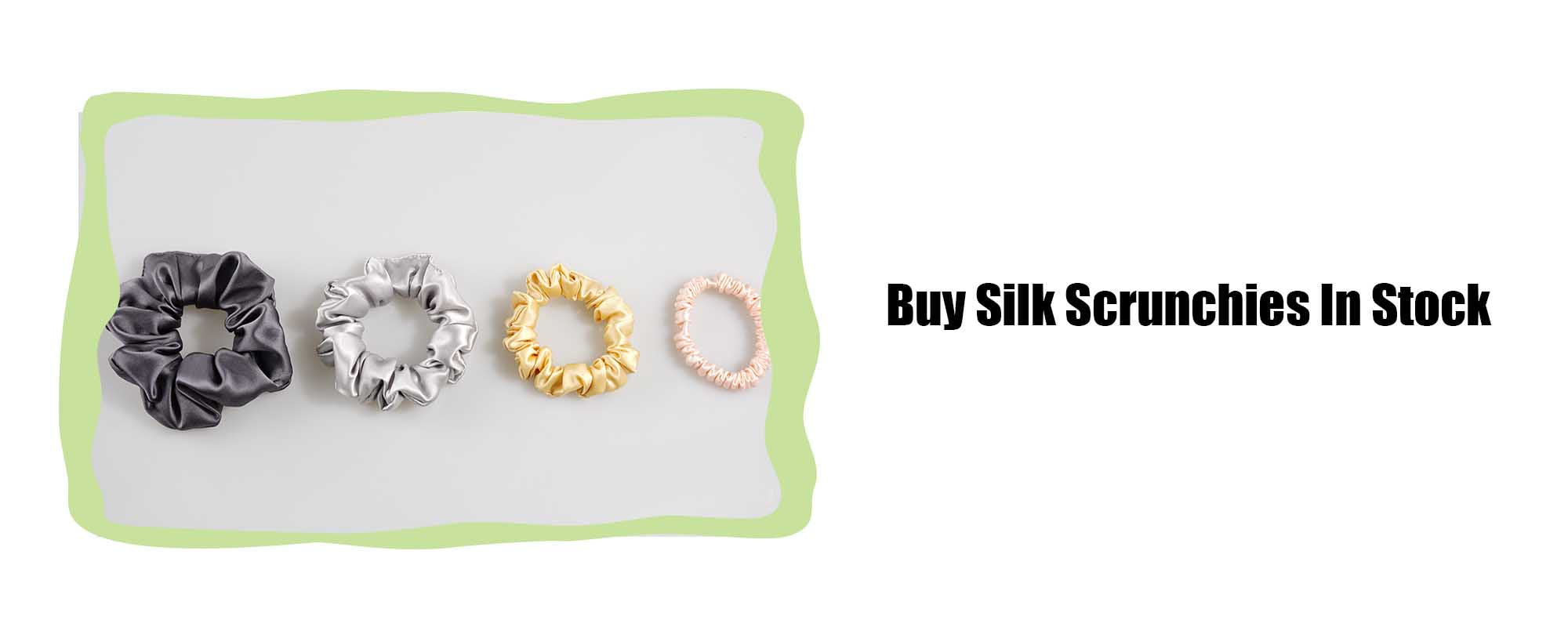 buy silk scrunchies
