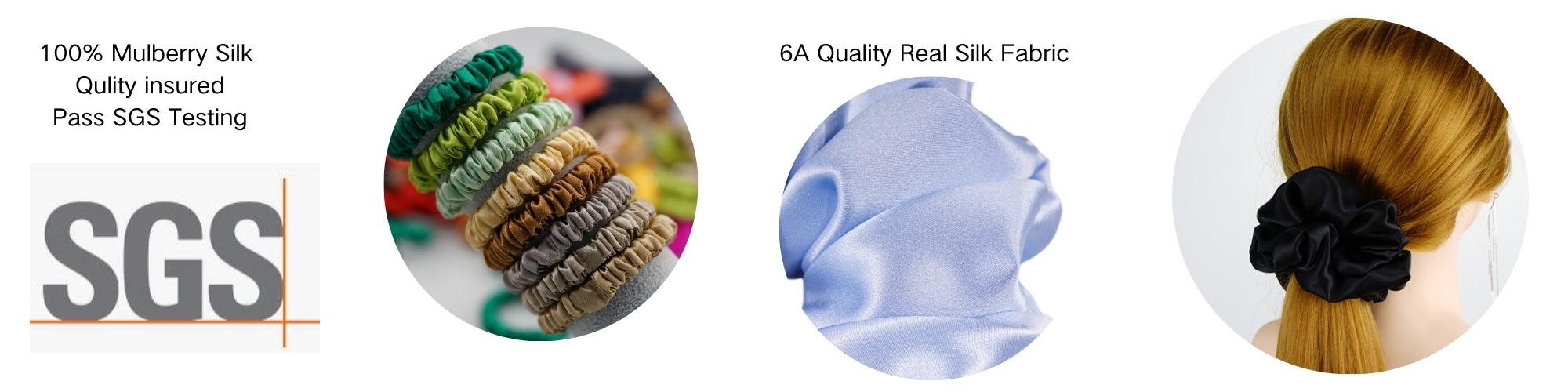 custom silk scrunchies