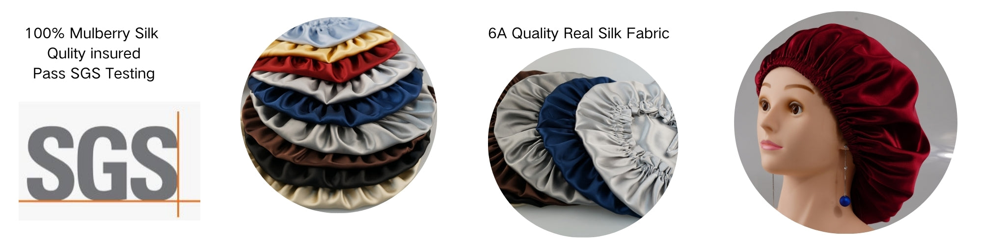 custom silk bonnet wholesale