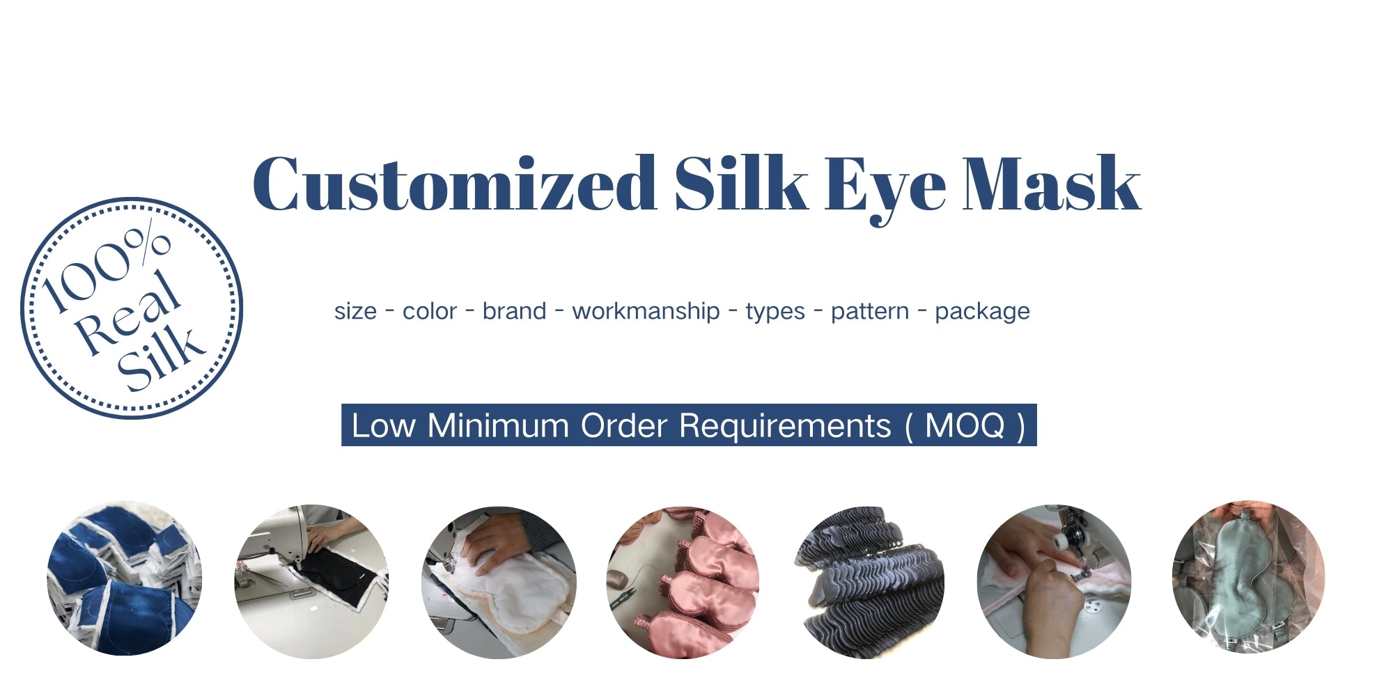 customized silk eye mask