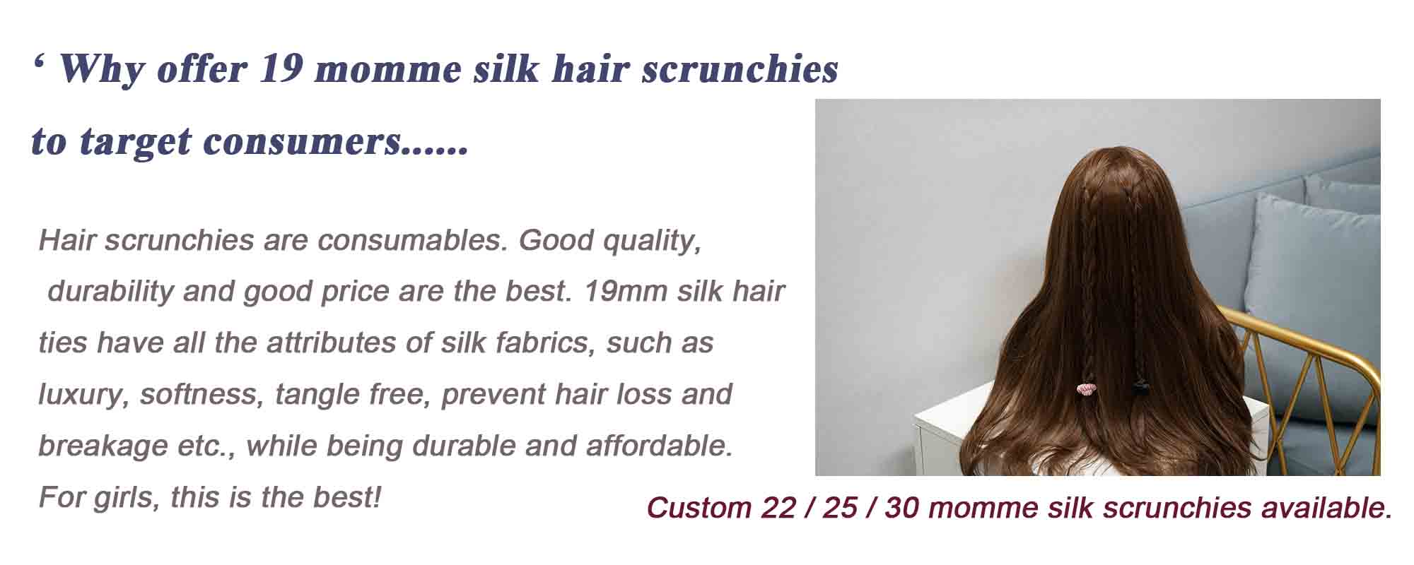 mulberry silk scrunchies