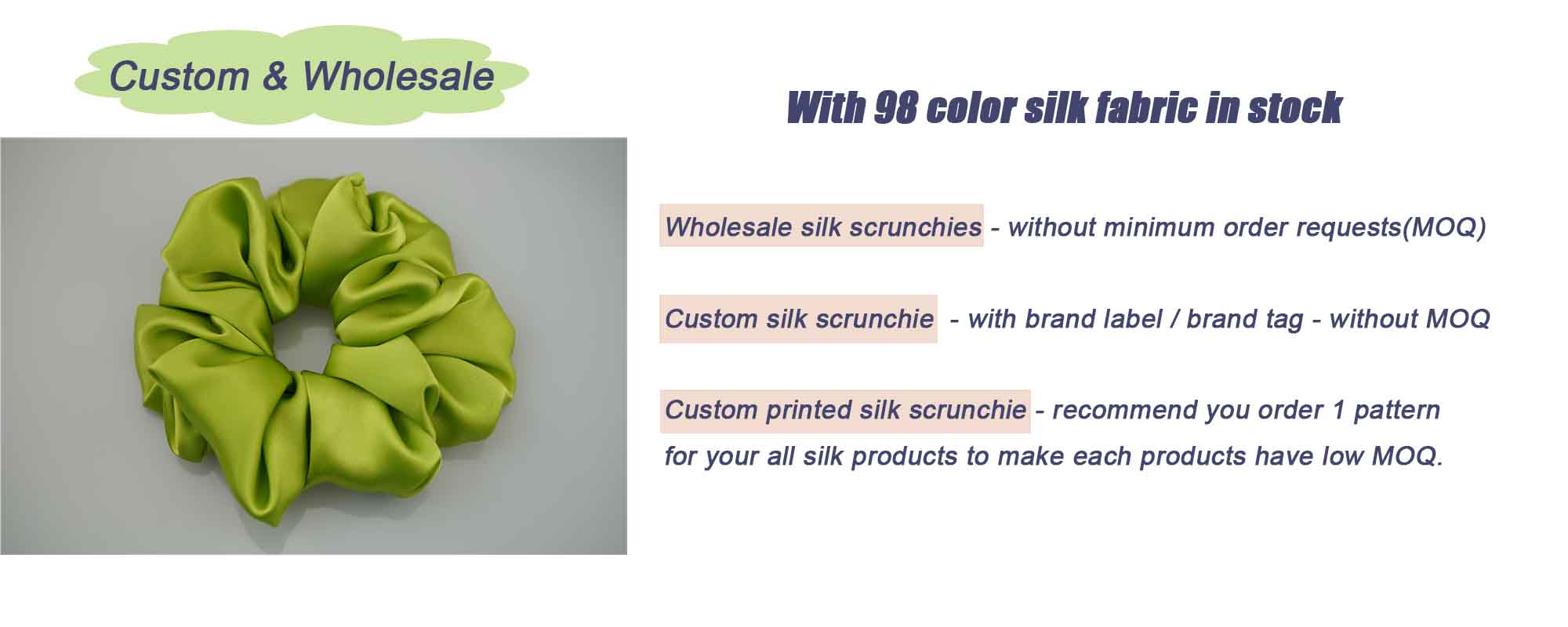 oversized fluffy silk scrunchies