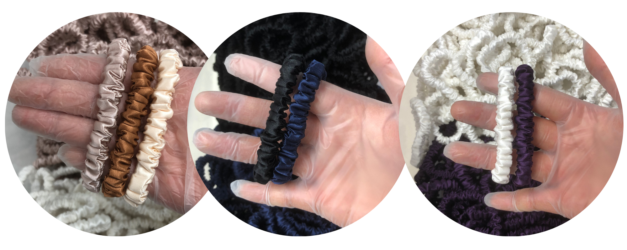 Mini Silk Scrunchie Custom Wholesale