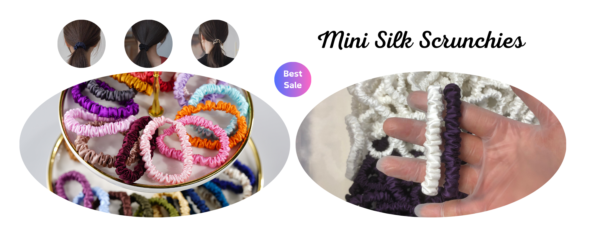 silk scrunchie manufacturer