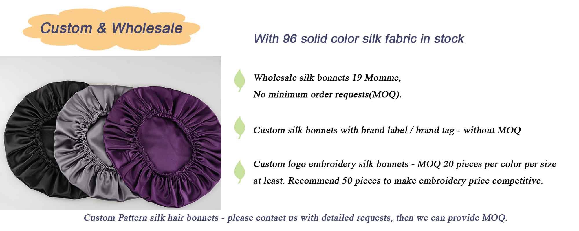 mulberry silk bonnet