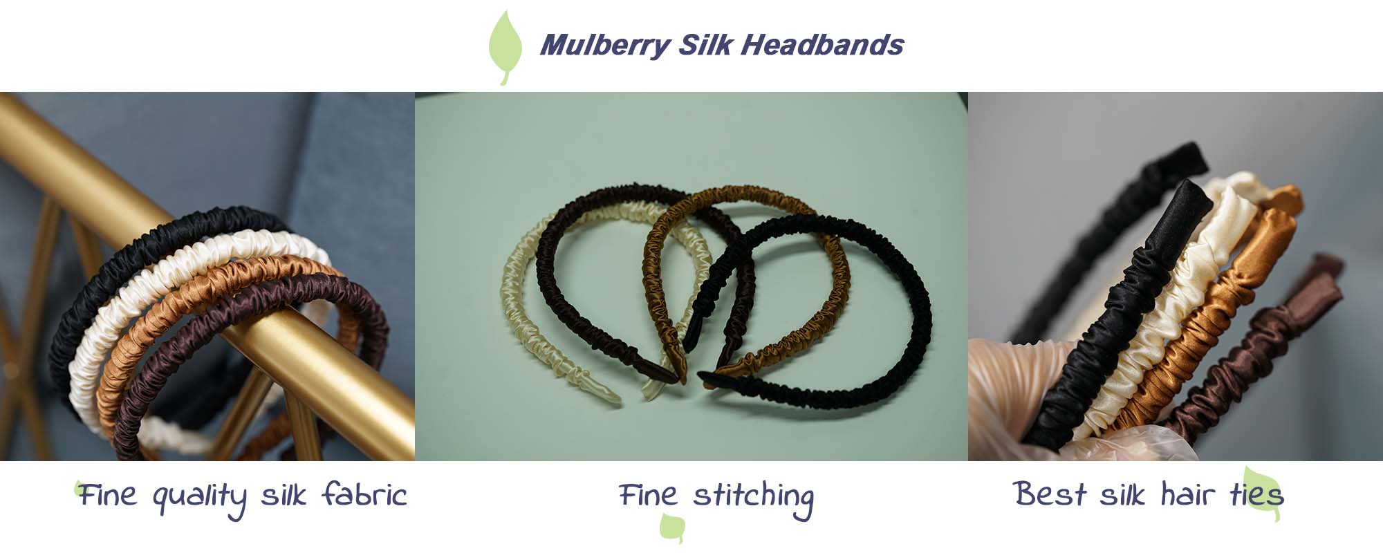 mulberry silk headband