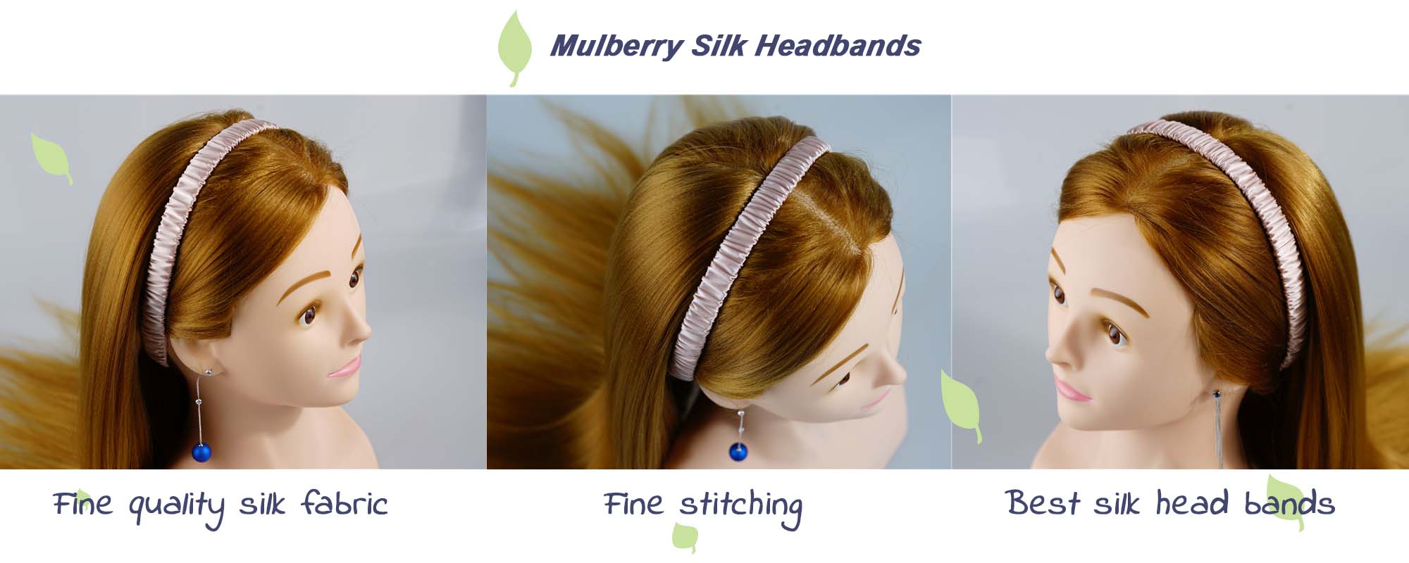 mulberry silk headband