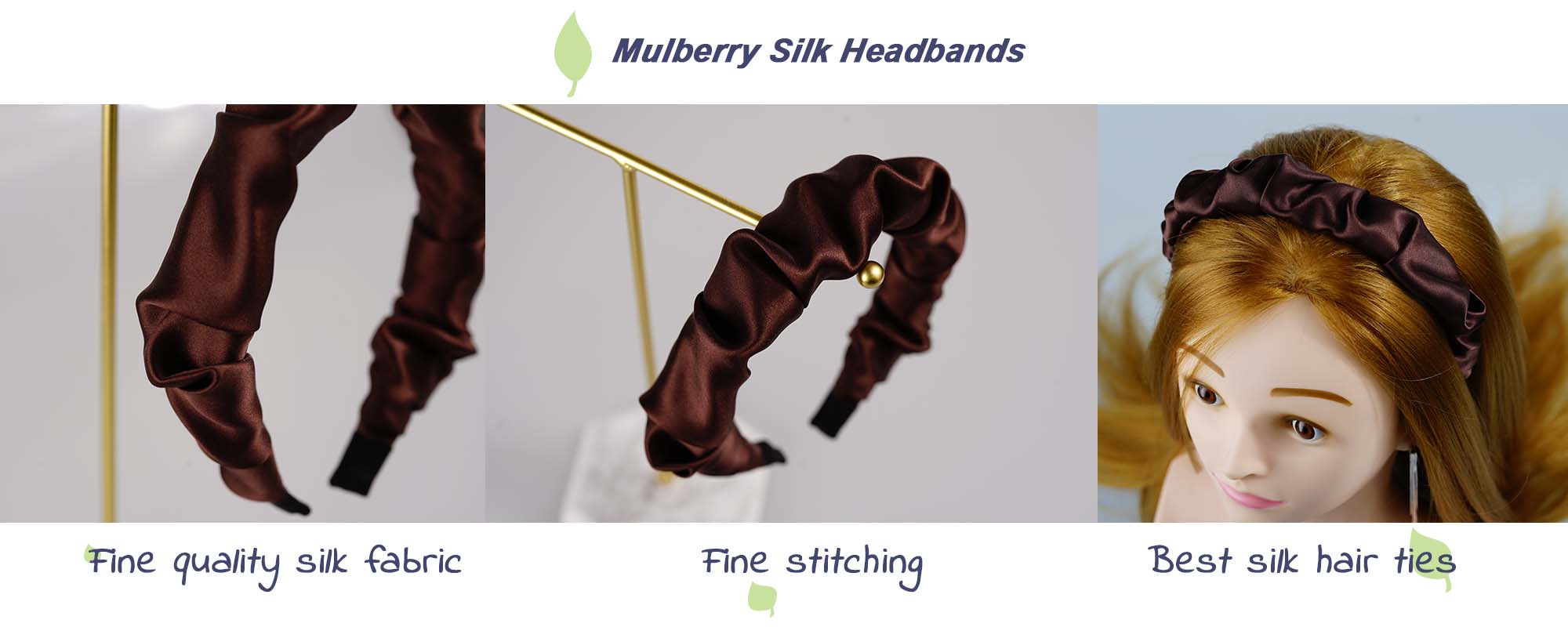 mulberry silk headband