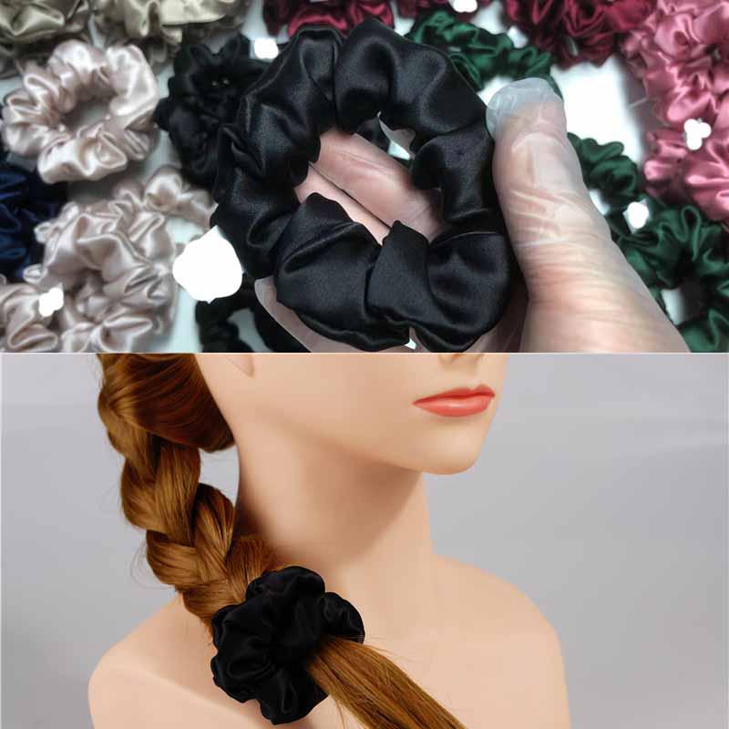 Medium Silk Scrunchies - custom and wholesale
