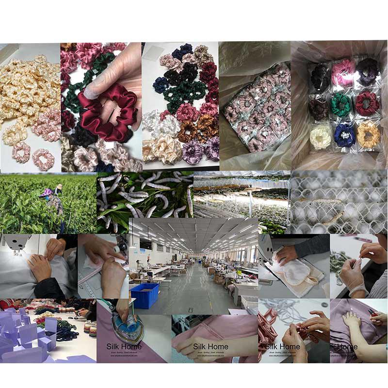 Medium Silk Scrunchies - custom and wholesale