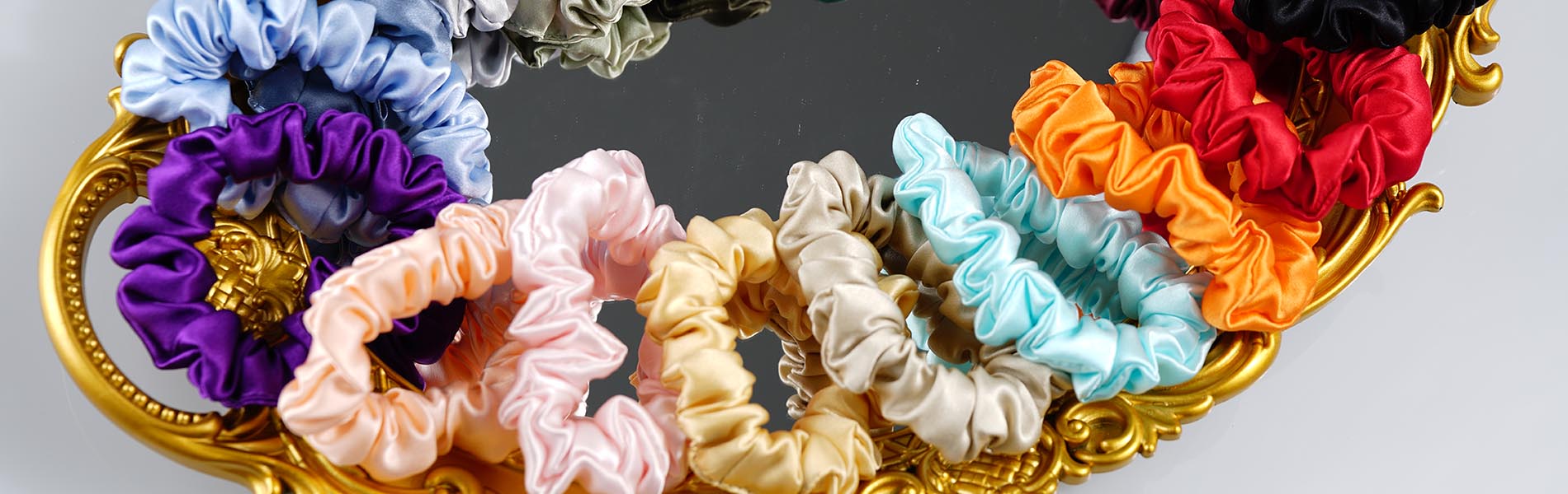mulberry silk scrunchies  wholesale