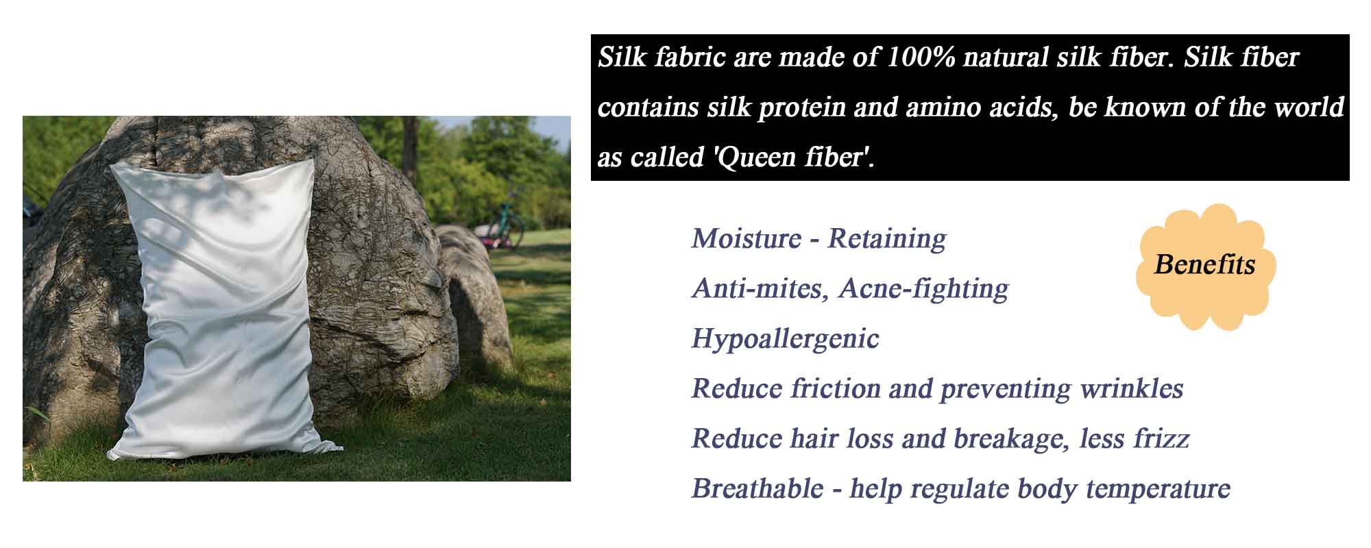 pure silk pillowcase