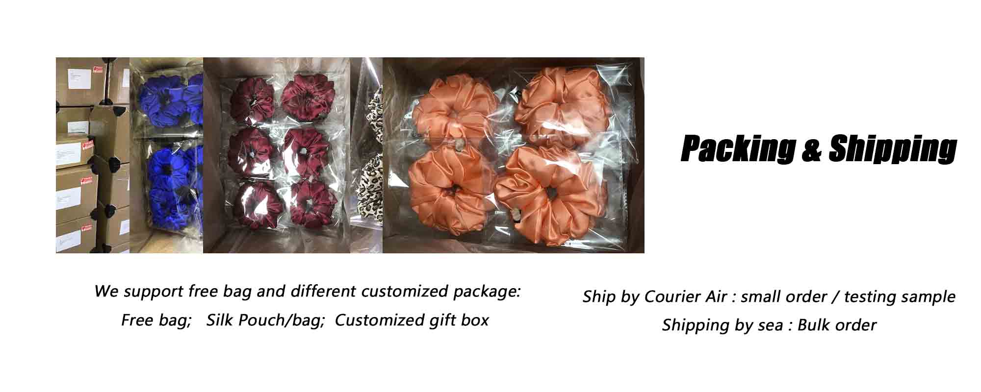 oversized fluffy silk scrunchies