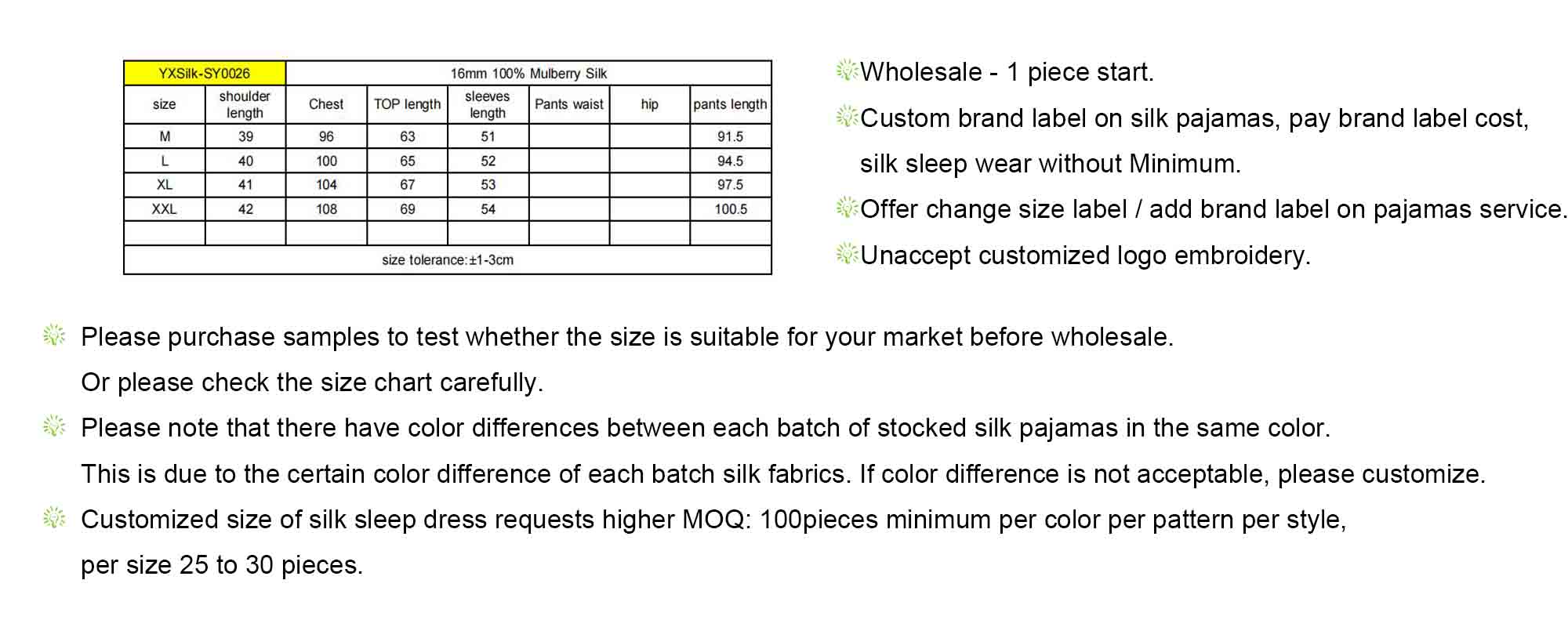 Long Silk Sleepwear 16 Momme - custom and wholesale