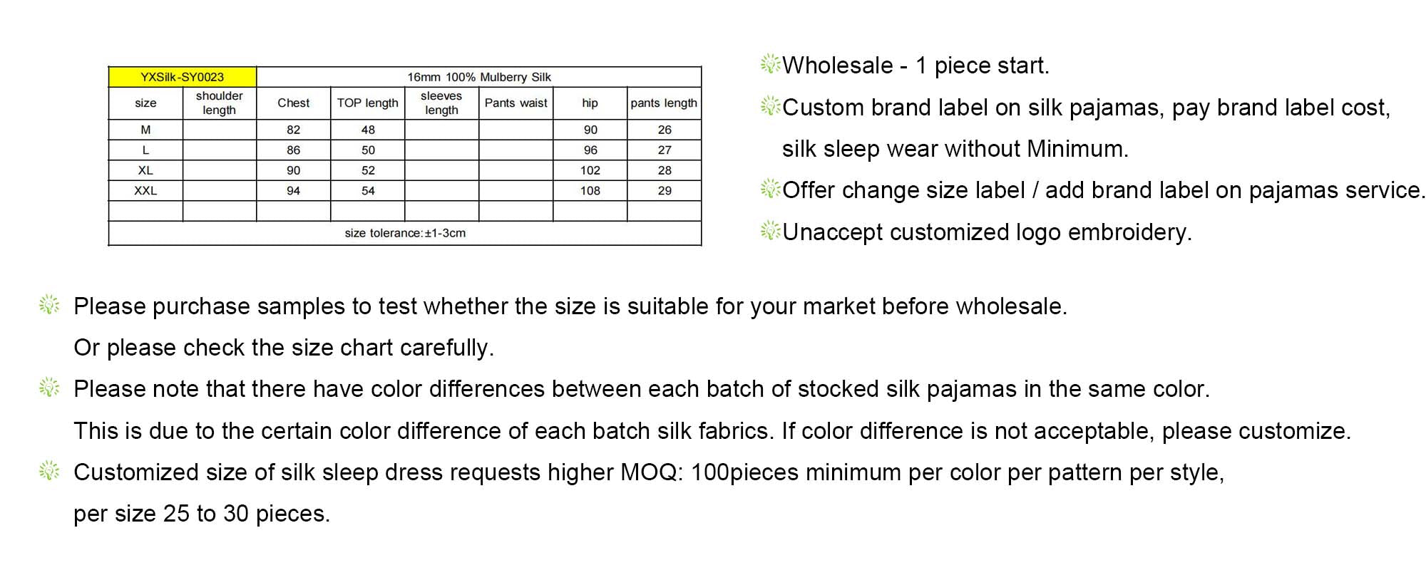 Silk Camisole and Short Pants 16 Momme - custom and wholesale