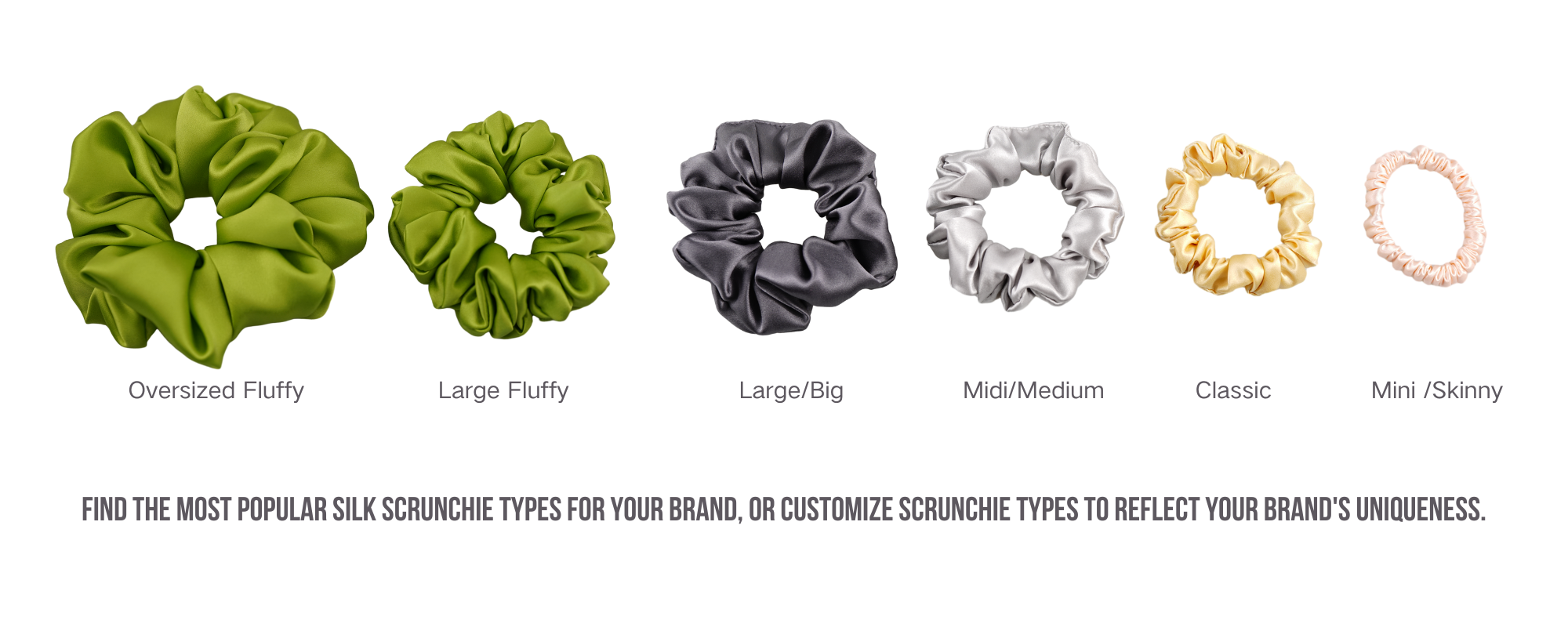 silk scrunchie manufacturer