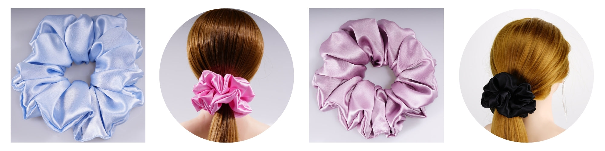 oversized silk scrunchie