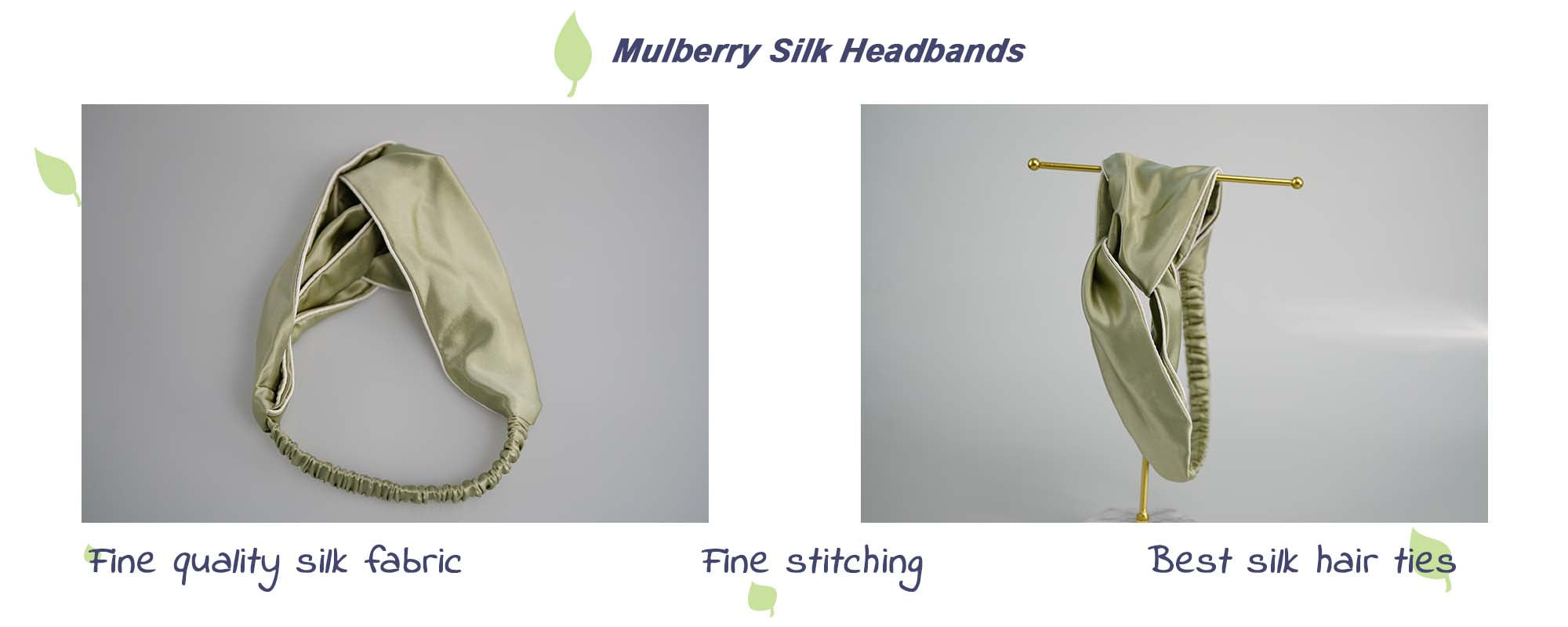 pure silk headband