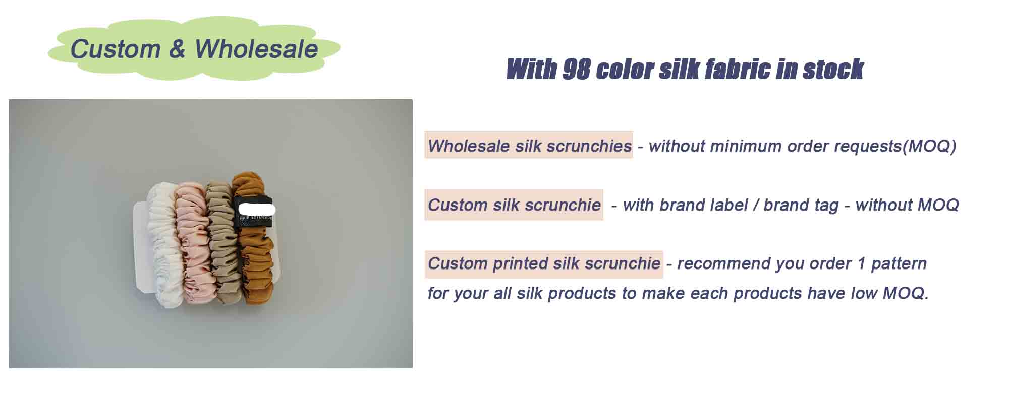 mulberry silk scrunchies