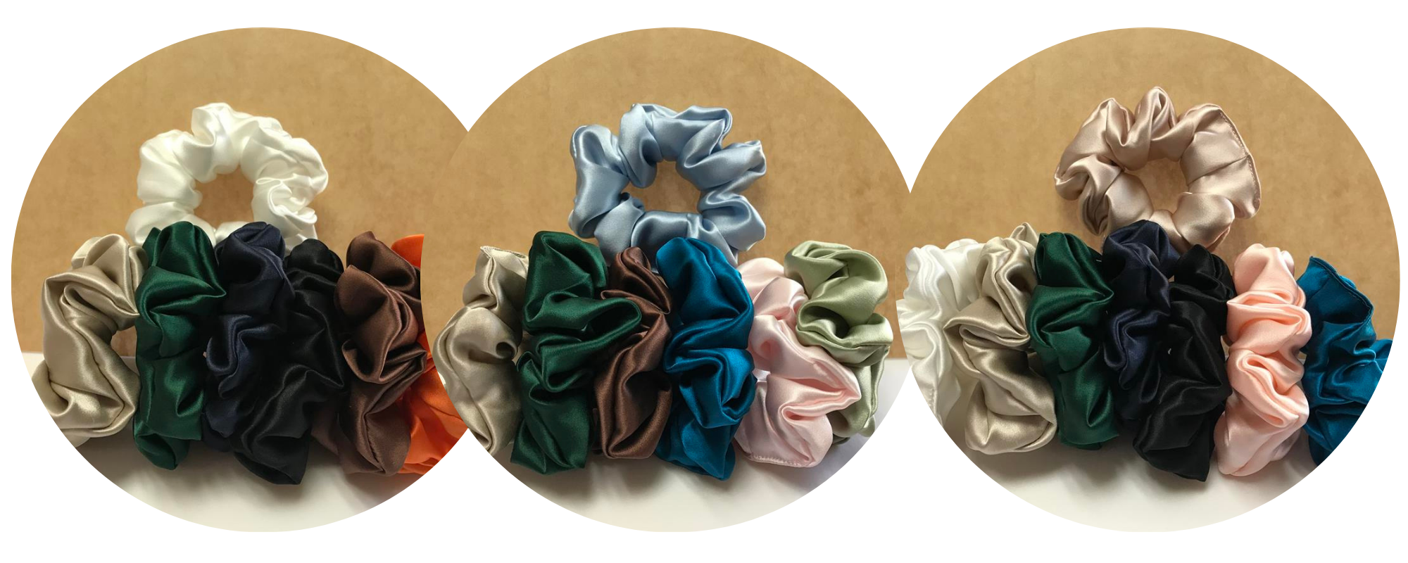 custom silk scrunchie wholesale