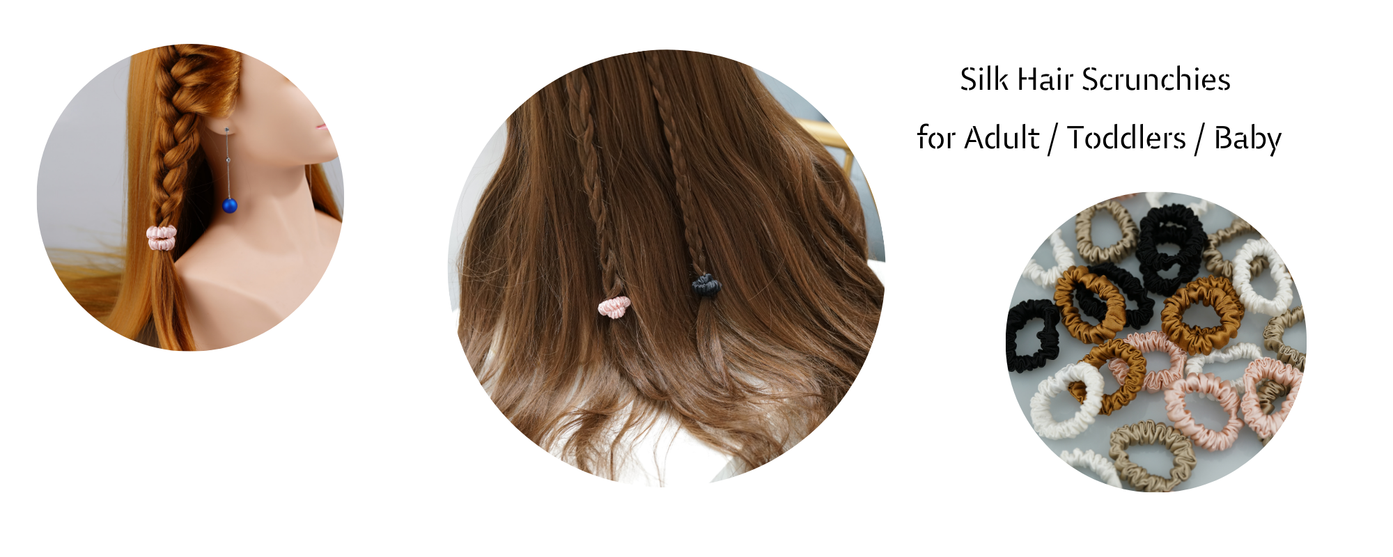 silk scrunchie manufacturer