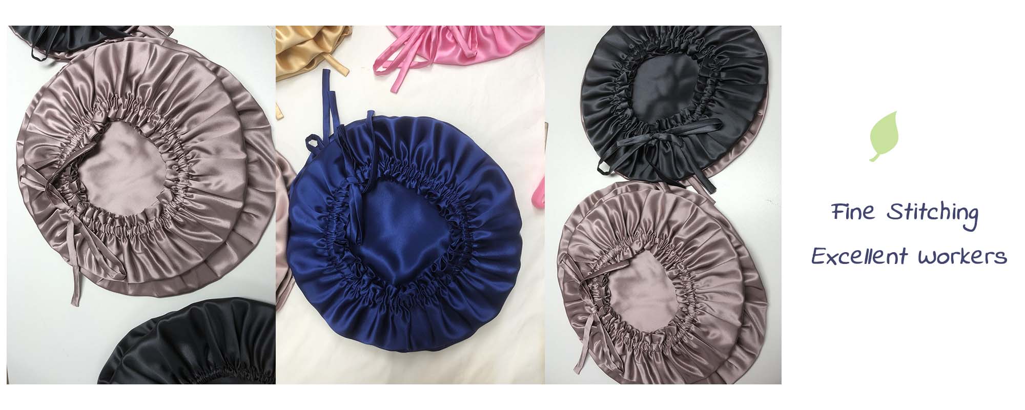adjustable silk bonnet