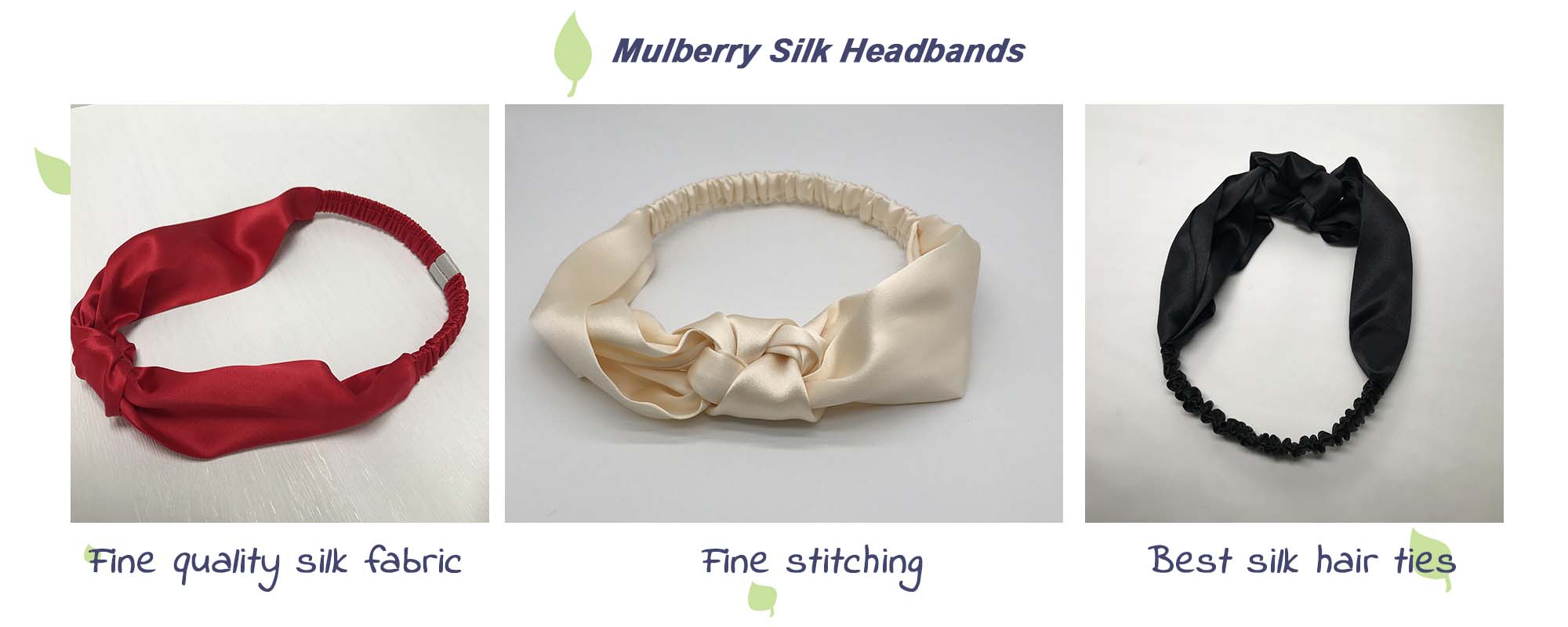 pure silk headband