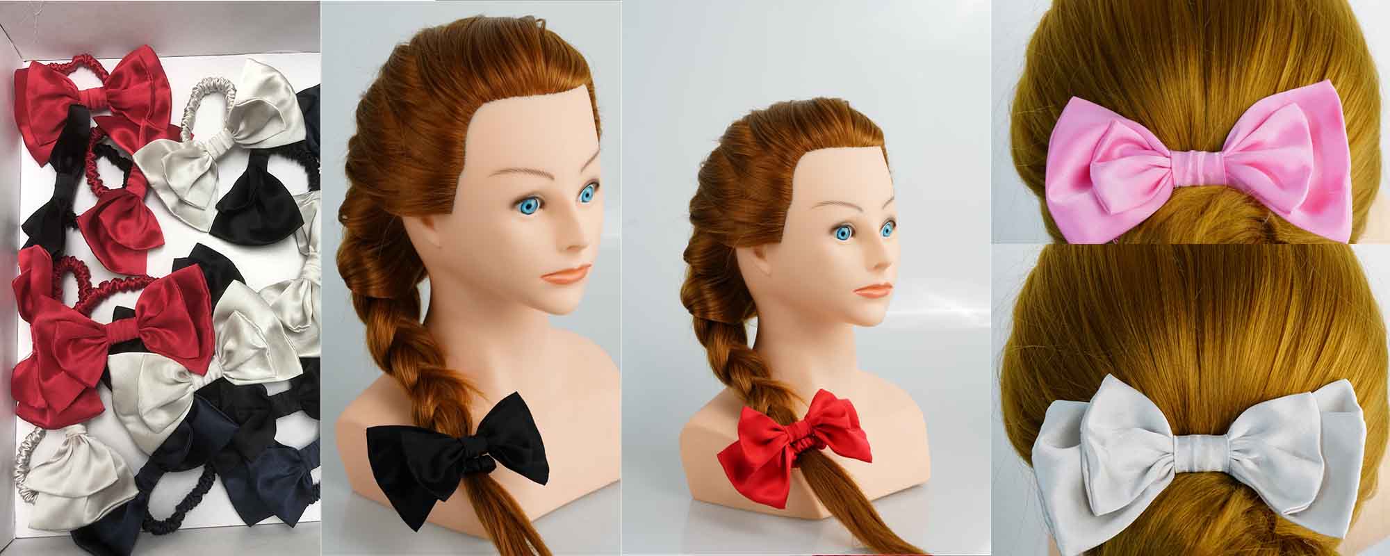 silk scrunchie with bow