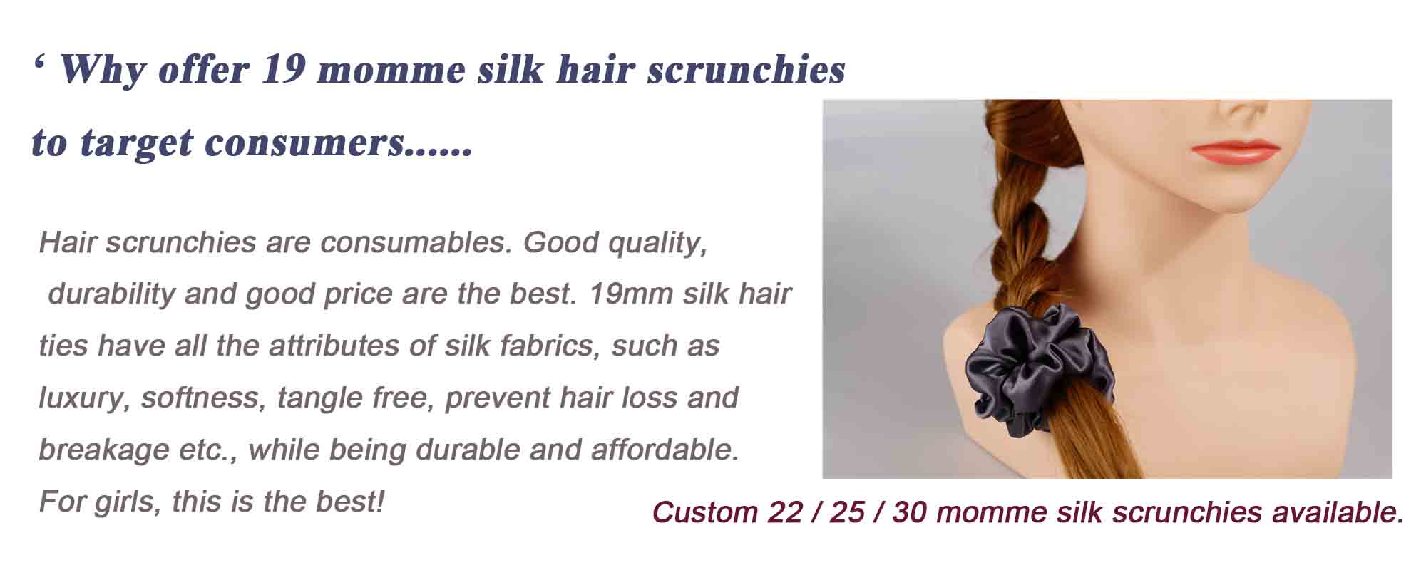 real silk scrunchies