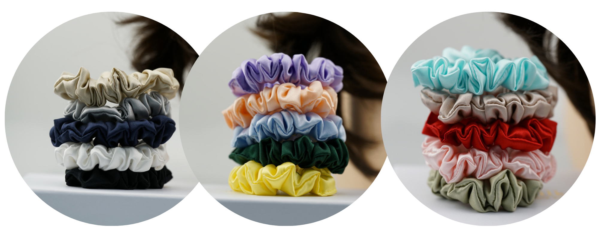custom silk scrunchie wholesale