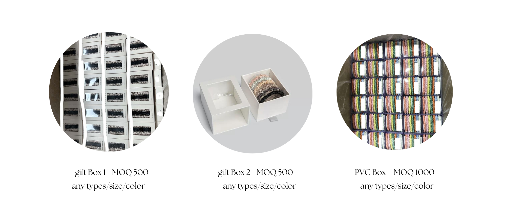 Mini Silk Scrunchie Custom Wholesale