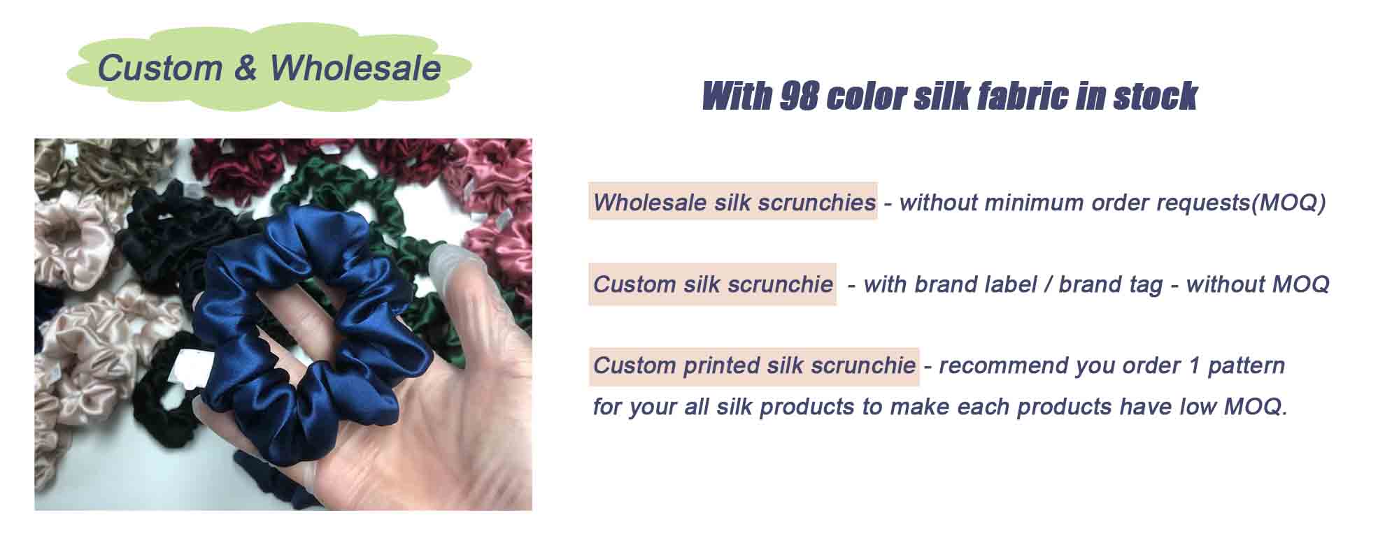 silk hair ties