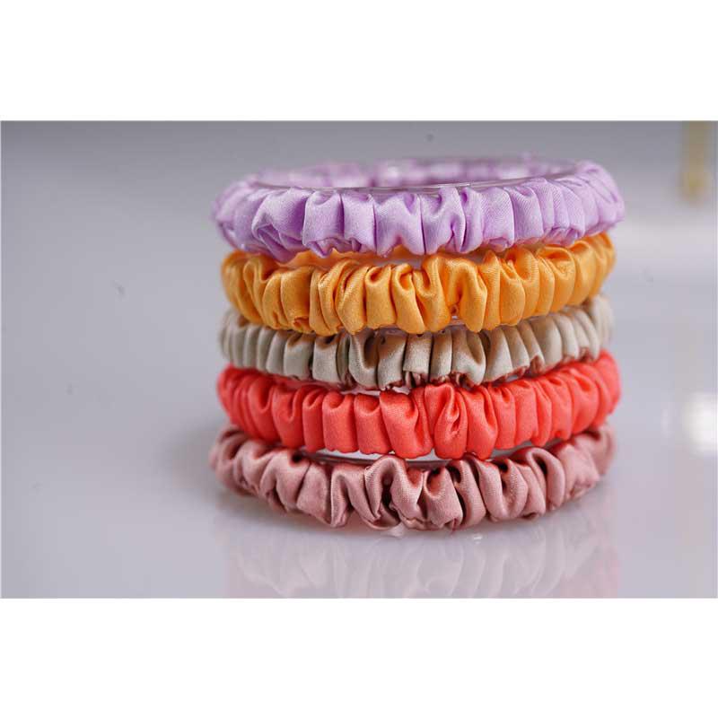 mini silk scrunchies wholesale mix colors