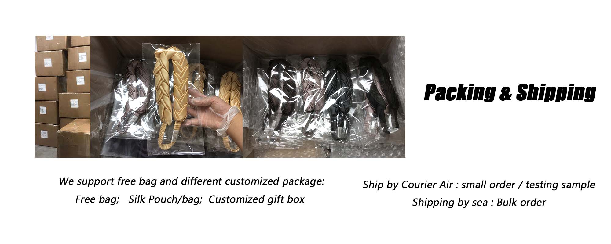 braided silk headband