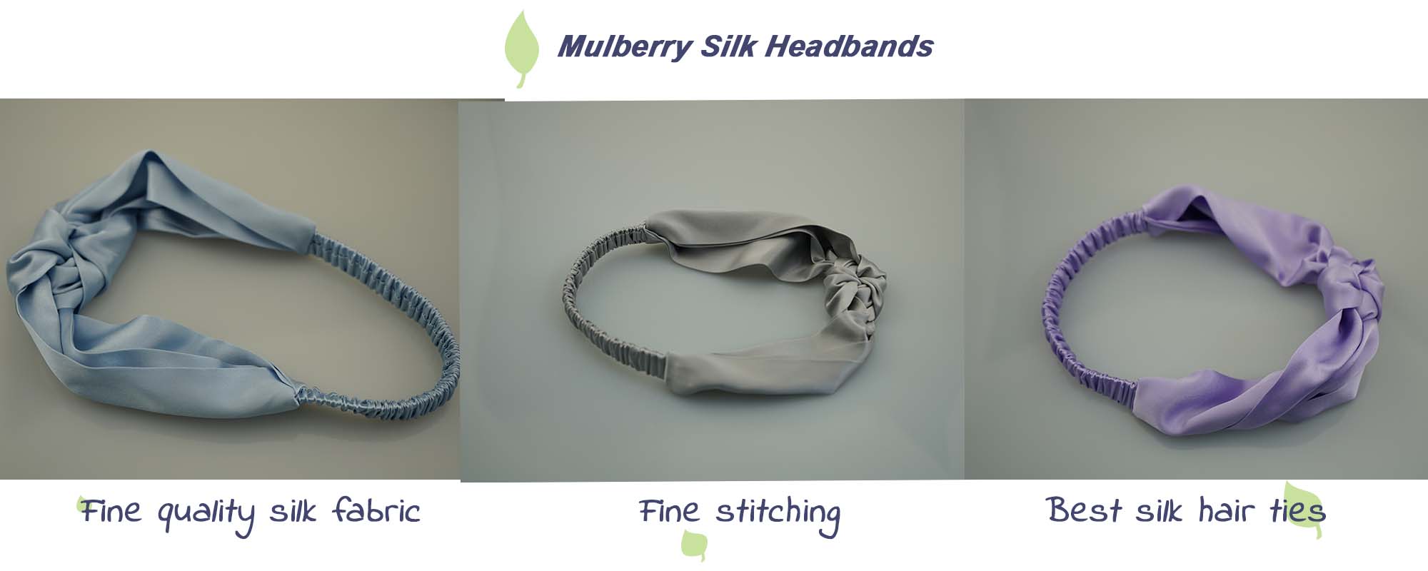 pure silk headband