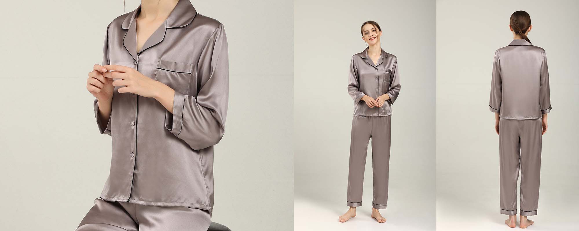 Long Silk Sleepwear 16 Momme - custom and wholesale