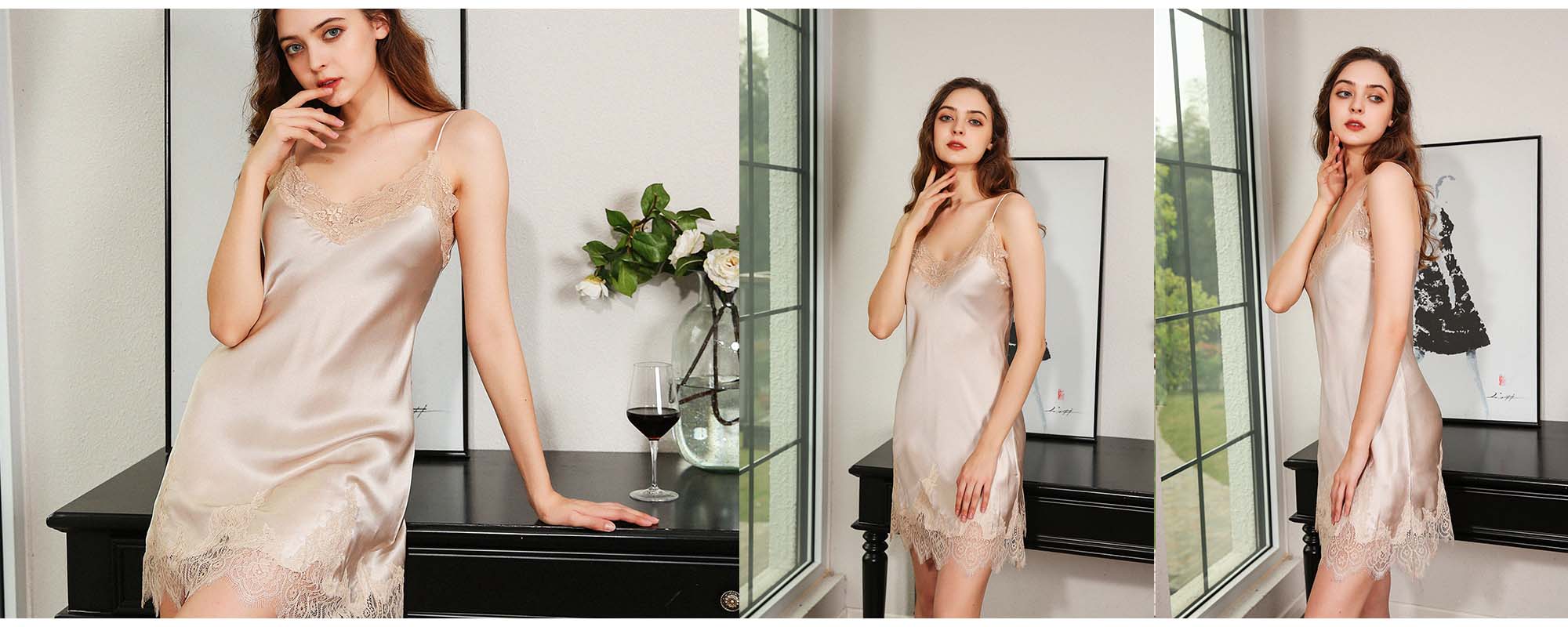 Silk Night Dress 16 Momme - custom and wholesale
