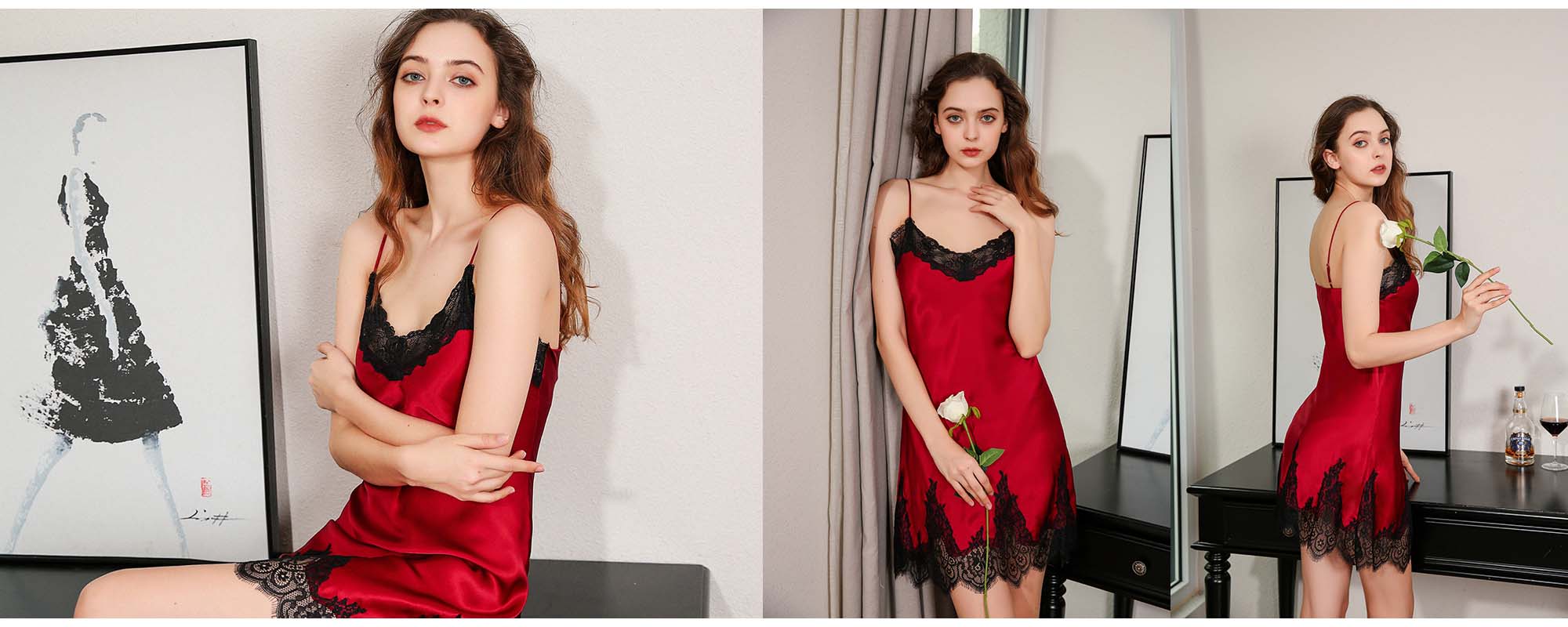 Silk Night Dress 16 Momme - custom and wholesale