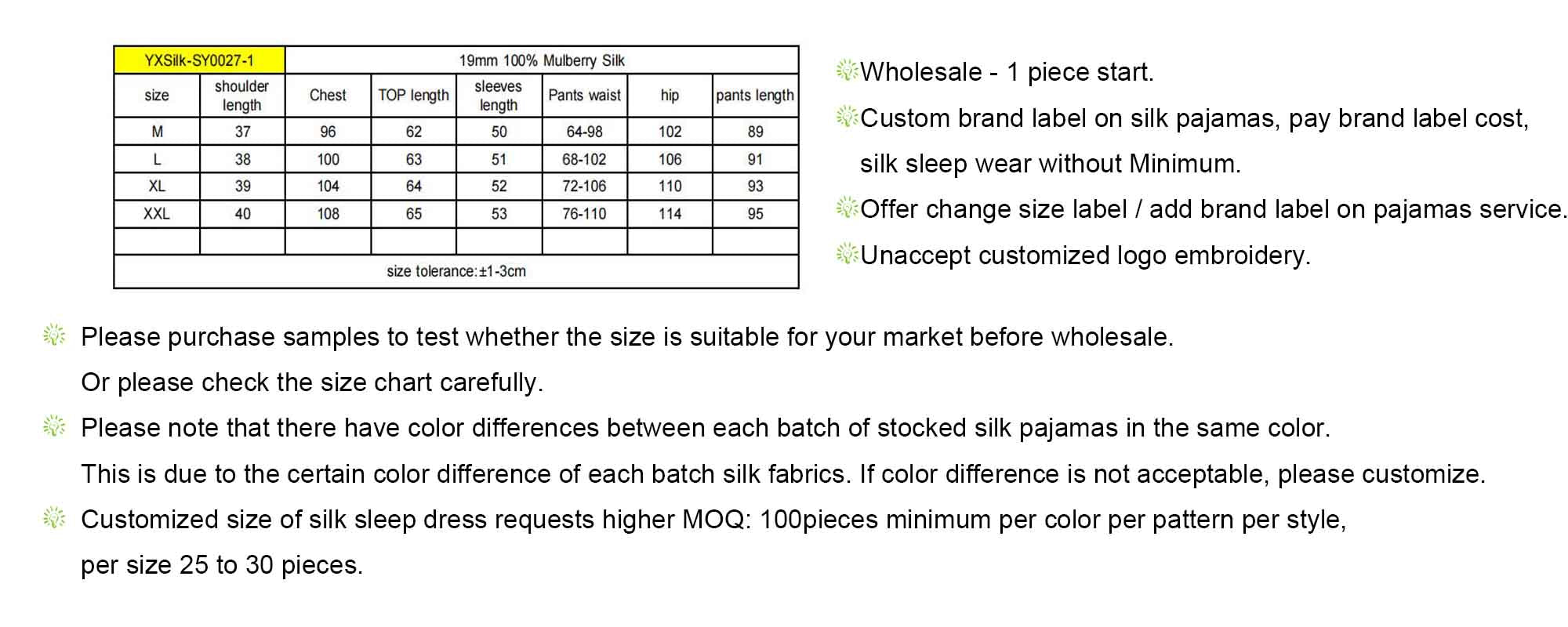 Long Silk Sleepwear 19 Momme - custom and wholesale