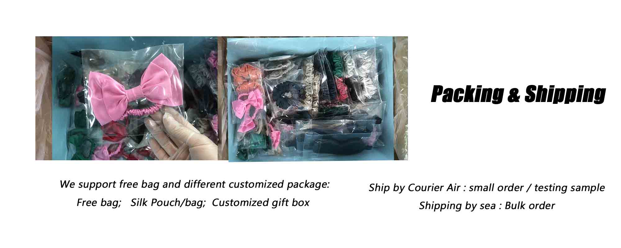 silk scrunchie with bow