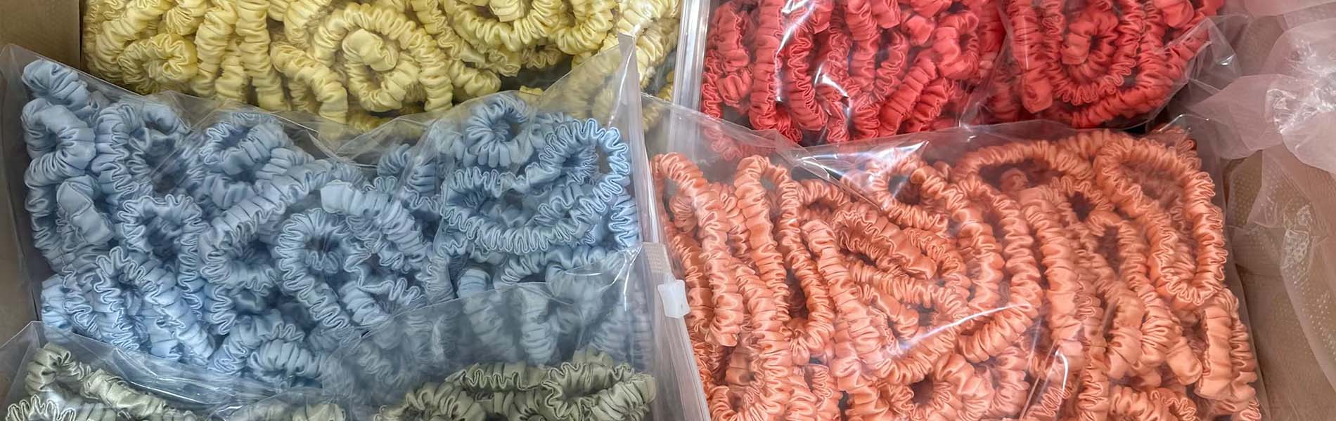 wholesale silk scrunchies
