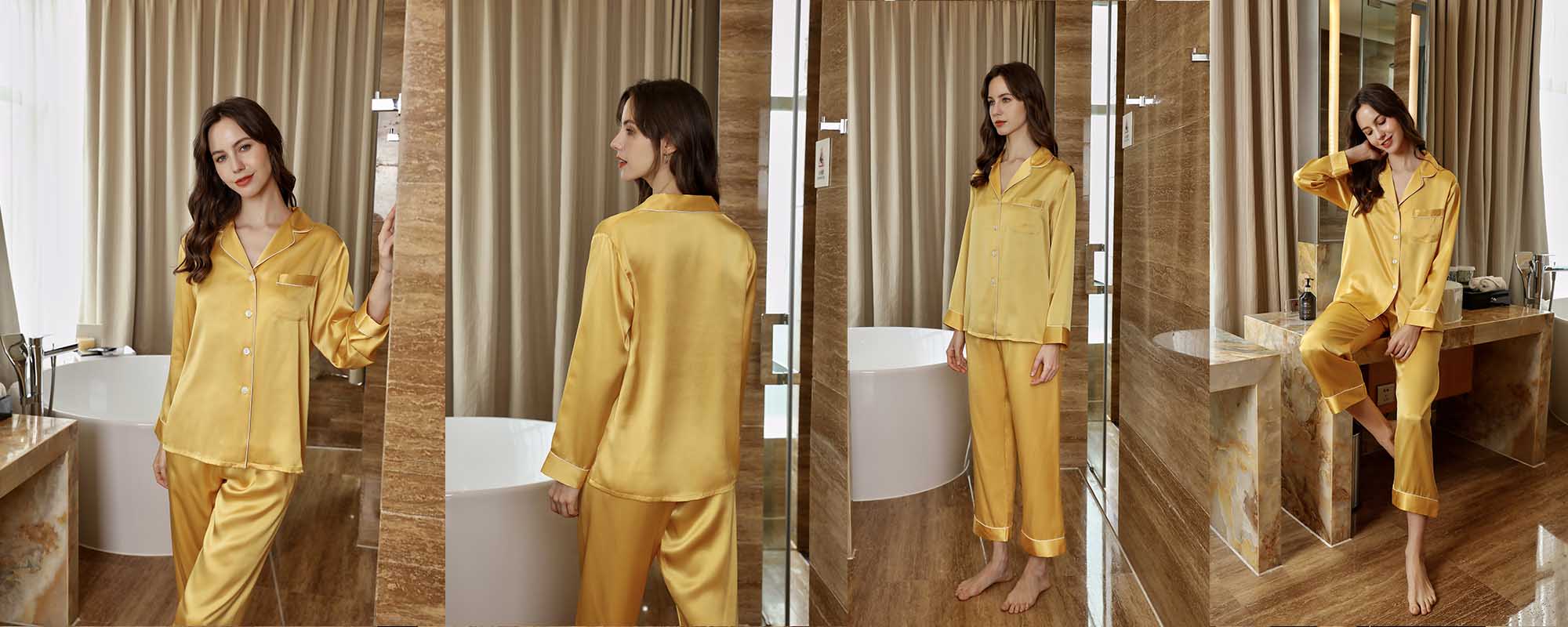 Long Silk Sleepwear 19 Momme - custom and wholesale